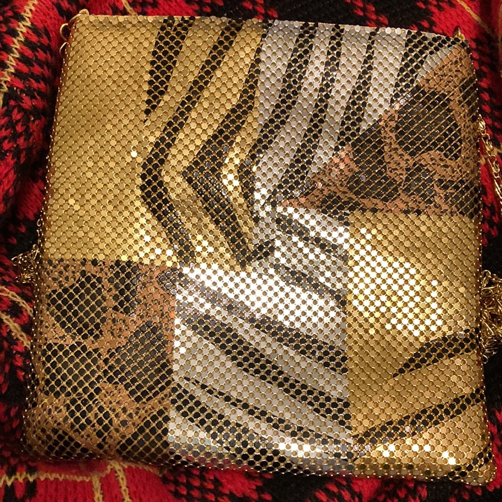 Gold and Silver Mesh Patchwork Bag - Picture 1 of 6